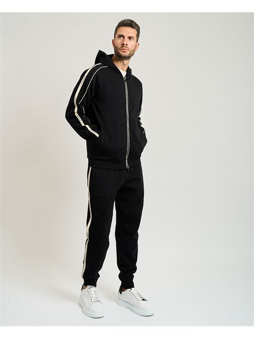 Felpa uomo EA7 fullzip con logo tape sulle spalle EMPORIO ARMANI EA7 | 7M000973-AF10377UC001
